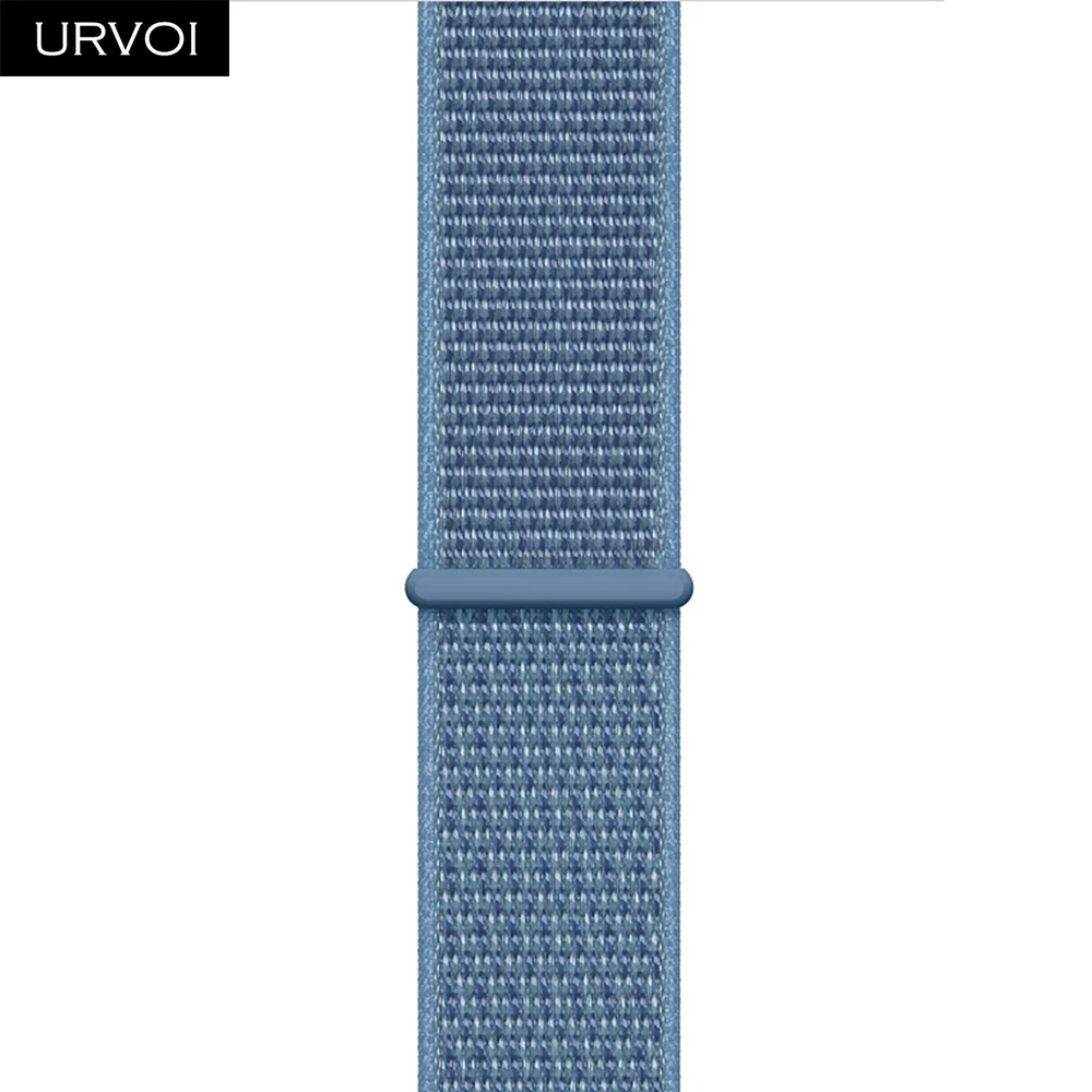 Cape Cod Blue Спортивный ремешок URVOI для apple watch, серия 5, 4, 3, ремешок для iwatch, воздухопроницаемый, застежка-крючок, тканый нейлон, 40 мм, 44 мм - Цвет ремешка: Cape Cod Blue