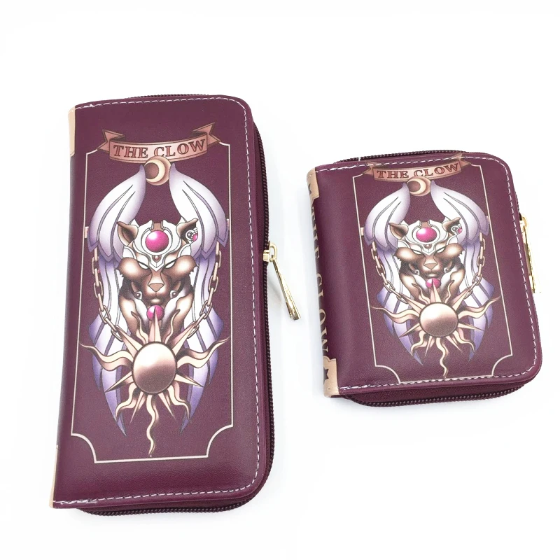 

wholesale red and pink classic Female hand Bags Cartoon Long Wallets magic girl portfolio carteiras purse bags