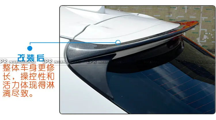 Автомобиль-Стайлинг углеродного волокна GV стиль задний спойлер (5 Дверь Люк