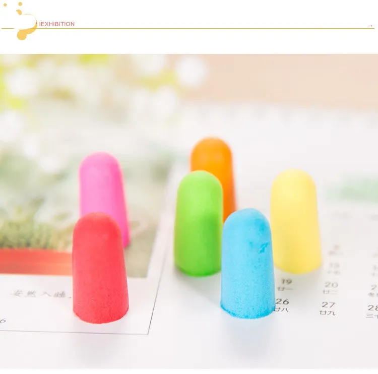 10pcs/lot Noise earplugs sleep noise mute anti - snoring ear plugs learning to use reduction | Красота и здоровье