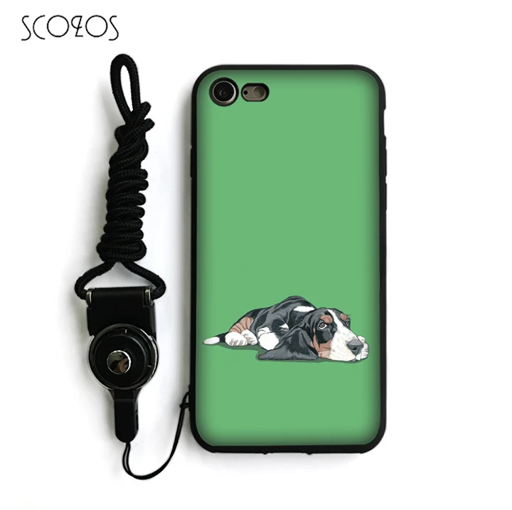 SCOZOS Basset Hound dog puppies TPU Phone Soft Case For Iphone X 5 5S Se 6 6S 7 8 Plus #ka20 |
