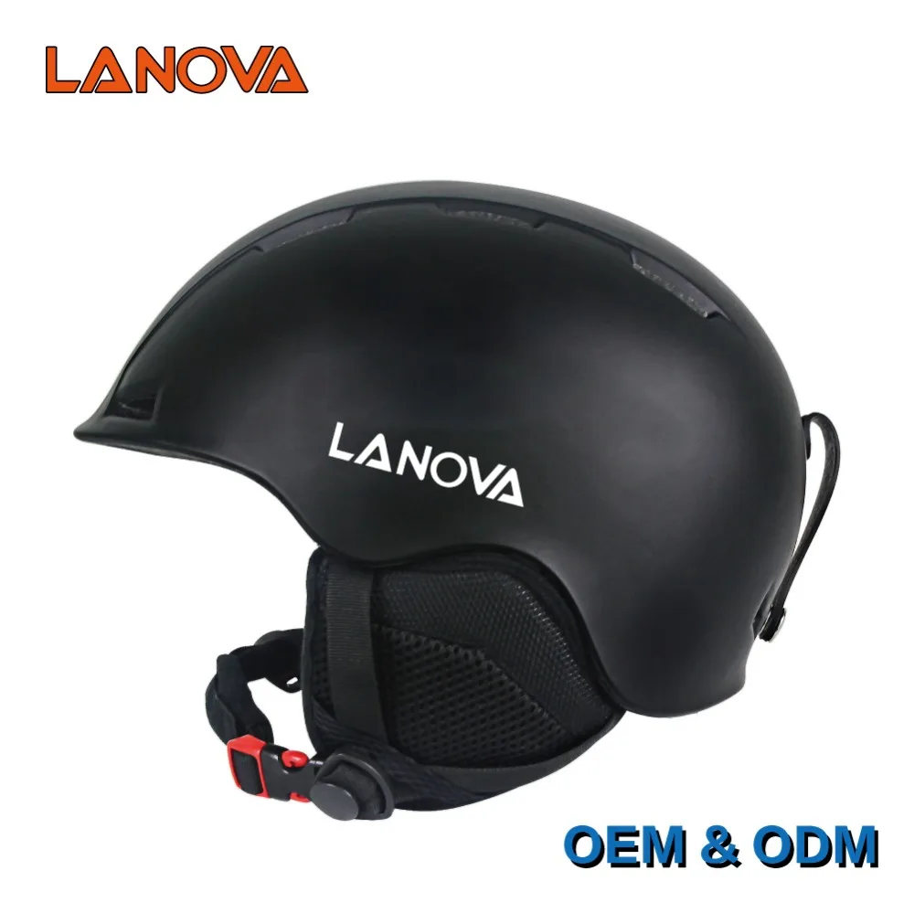 Lanova 3 размера черный лыжный шлем детский мужской женский для сноуборда