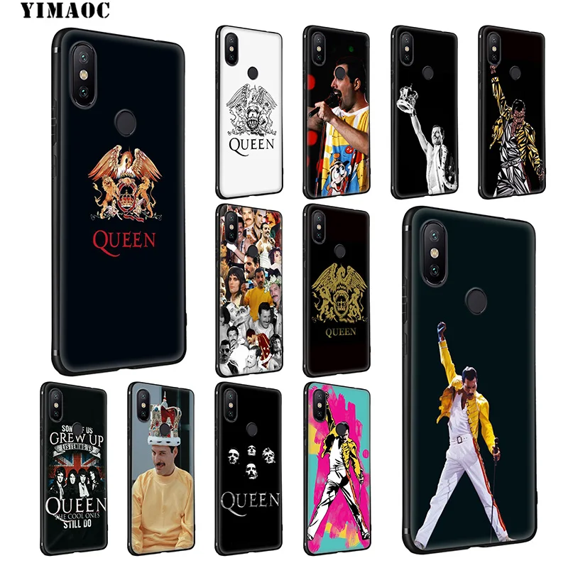 YIMAOC Queen Bands Soft Silicone Case for Xiaomi Redmi 7A Note 7 6 6A 5 4 4X 4A 5A S2 Plus K20 Pro Lite |