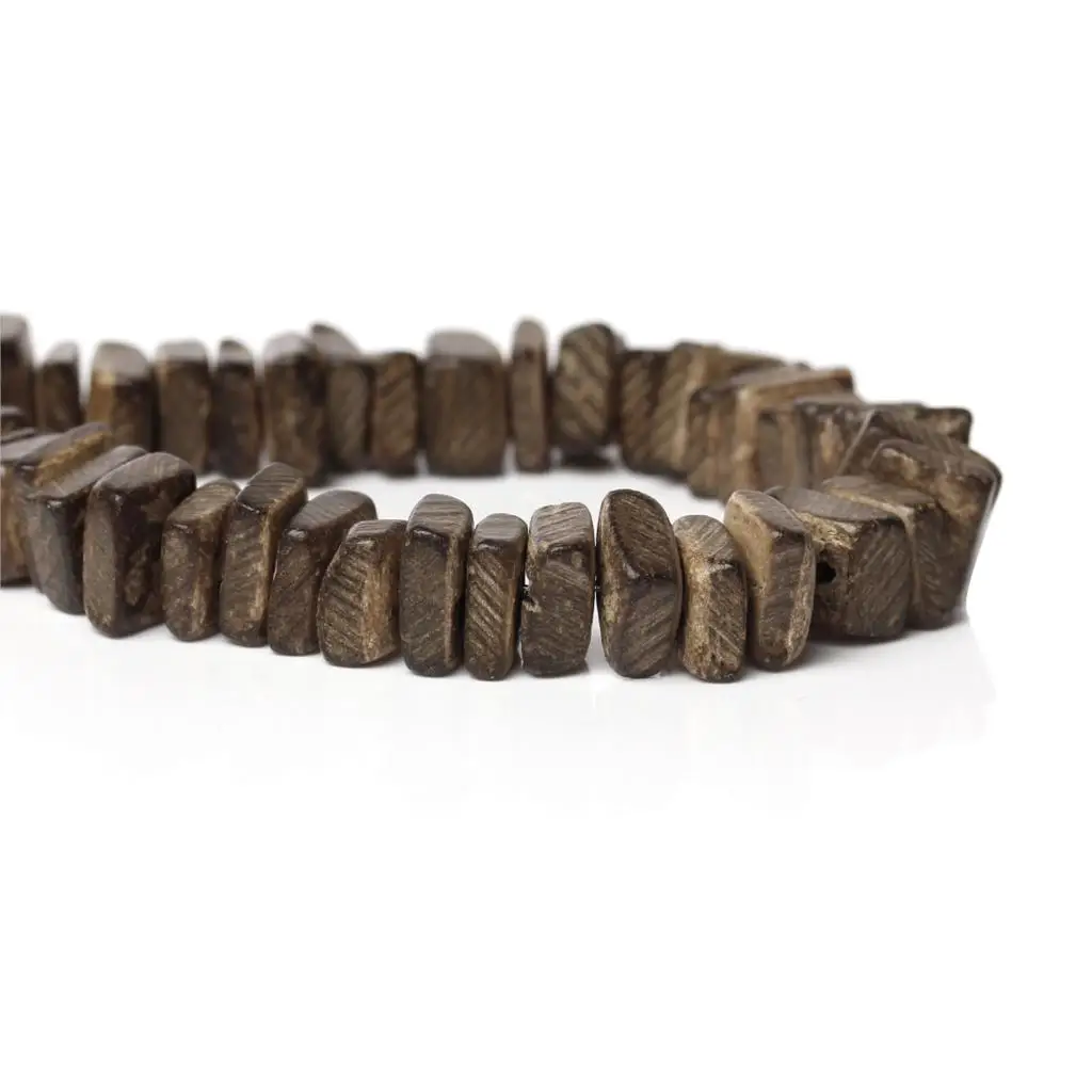 DoreenBeads Кокосовое Бусины из ракушки бусины нерегулярные Кофе около 10x8 мм
