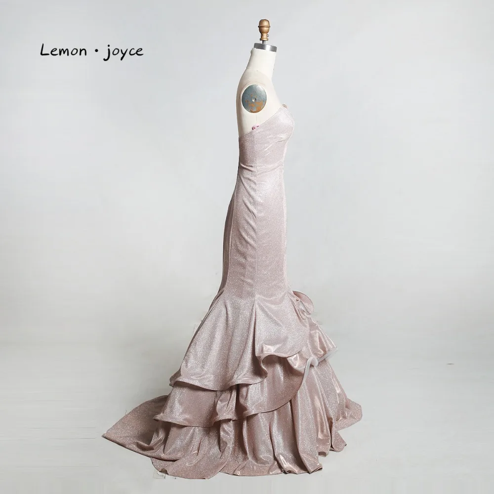 Женское вечернее платье Lemon joyce длинное блестящее Русалочка большого размера