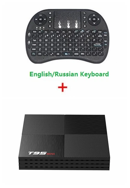Add I8 Keyboard 10 шт. Android 9,0 tv Box T95 Mini Allwinner H6 четырехъядерный 2 ГБ DDR3 16 Гб 2,4 г WiFi USB3.0 поддержка 4 K H.265 UHD Смарт медиаплеер - Цвет: Add I8 Keyboard