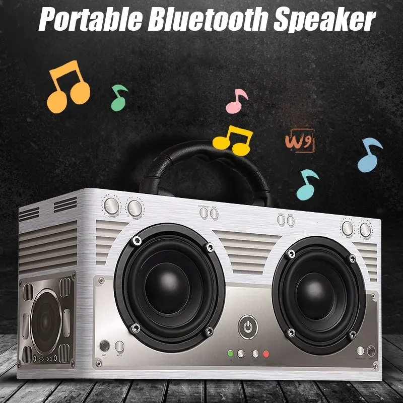 CLAITE W9 bluetooth динамик беспроводной портативный Открытый громкоговоритель в стиле