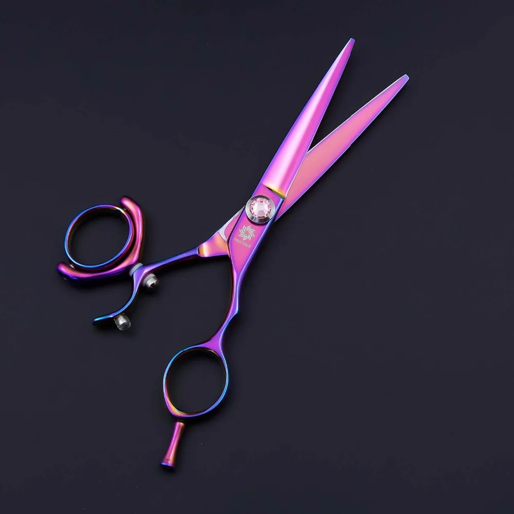 Японские парикмахерские ножницы 6-дюймовые Профессиональные вращающиеся для