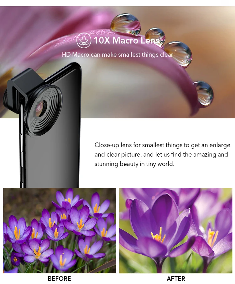 APEXEL 5в1 чехол для объектива мобильного телефона Комплект для фотосъемки HD рыбий глаз супер широкий угол 4K макро телескоп набор объективов для samsung iPhone