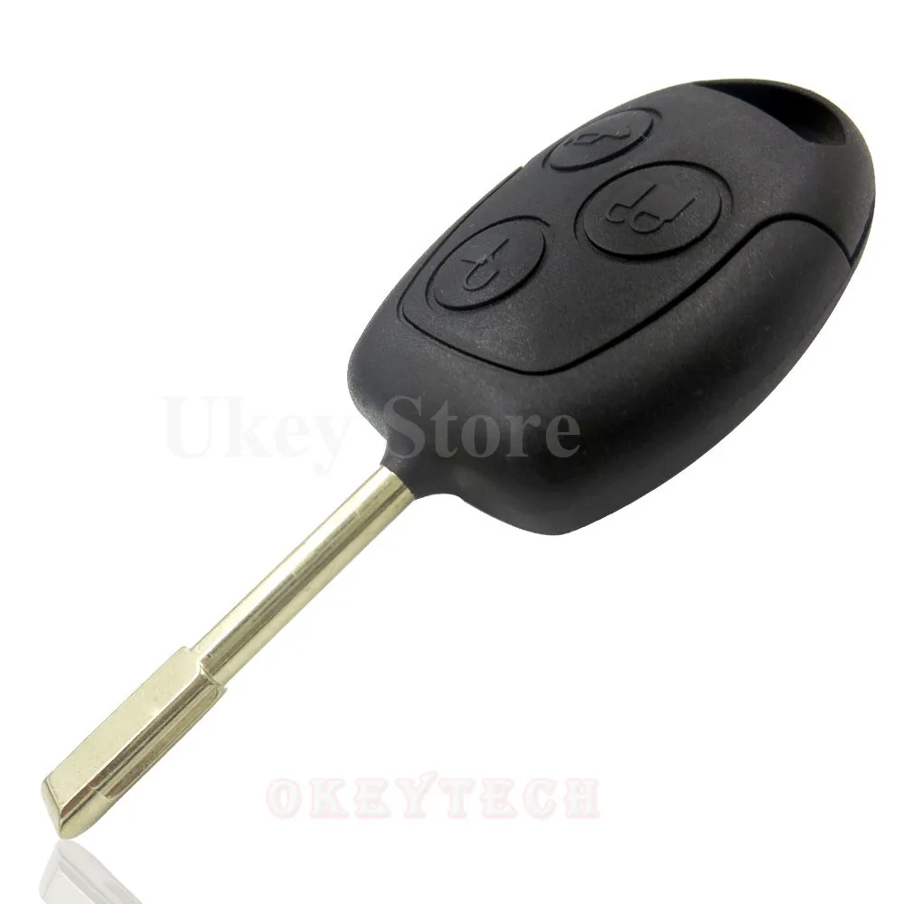 Дистанционный Автомобильный ключ OkeyTech 4D60 4D63 433 МГц для Ford Mondeo Focus Transit 3 кнопки