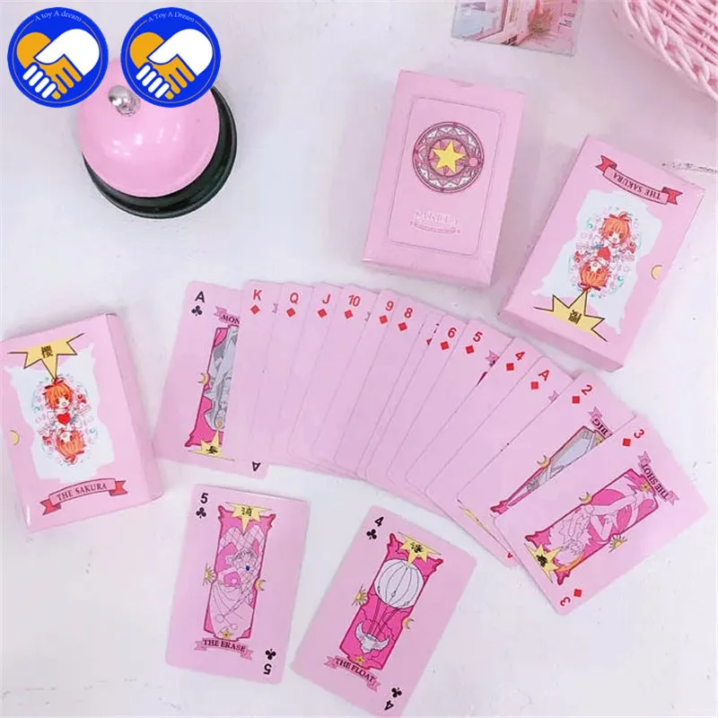 Оптовая продажа 10 пакетов Cardcaptor Сакура 54 шт. покер карты Captor Sakura Mahou Клоу аниме