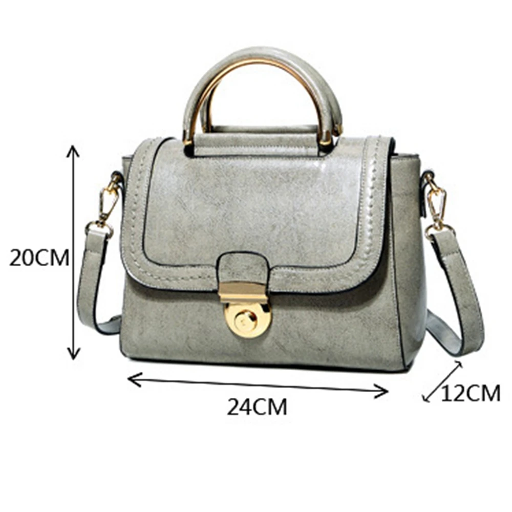 Женские сумки из натуральной кожи в британском ретро стиле копилки на плечо