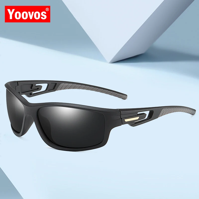 

Yoovos 2023 Fashion Sunglasses Men High Quality Polarized TR90 Goggle Mirror Driving Sun Glasses Brand Designer Sunglass UV400