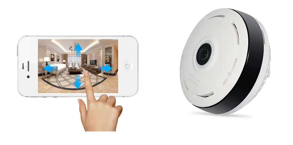 IP-камера видеонаблюдения HD рыбий глаз 960P 360 градусов | Безопасность и защита