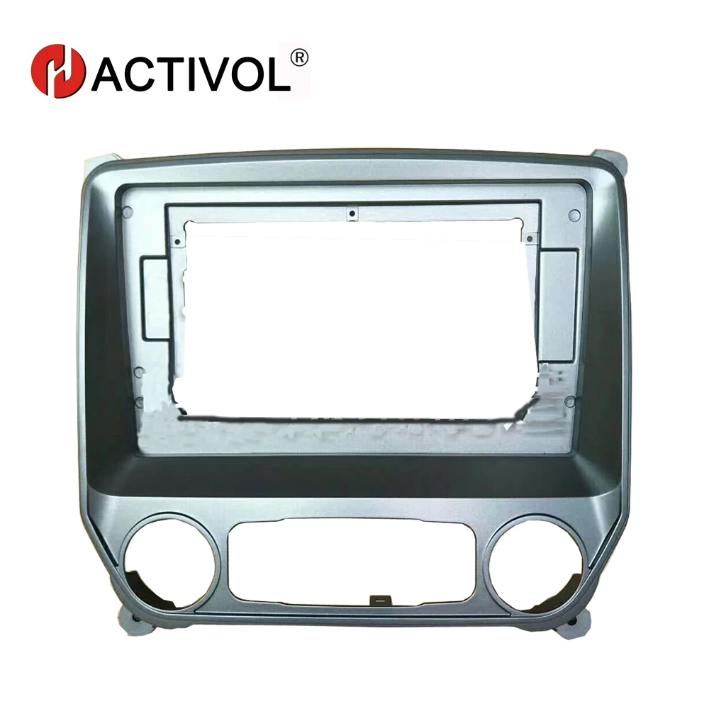 

2 Din Car video face plate Frame For Chevrolet Silverado For GMC Sierra 2014-2018 Car DVD GPS panel dash mount kit car product