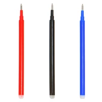 10pcslot erasable refill gel pen 0 5mm ink gel pen refill for writing kids gift school office supplies