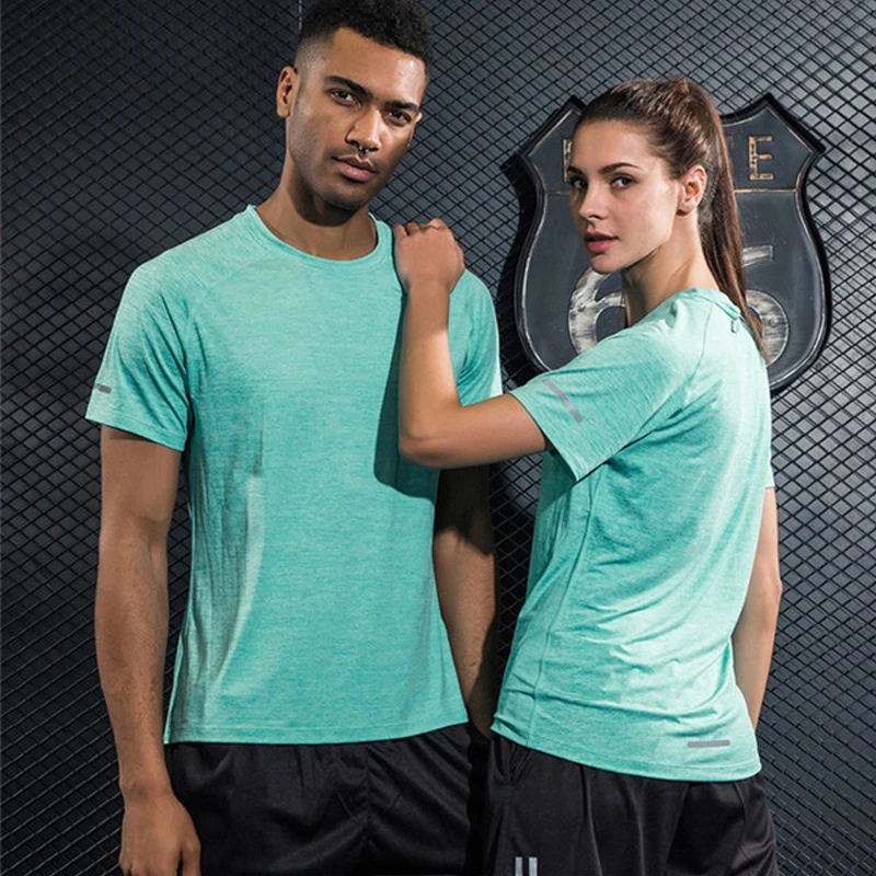 Брендовая мужская спортивная рубашка футболки для бега женщин спортивный костюм