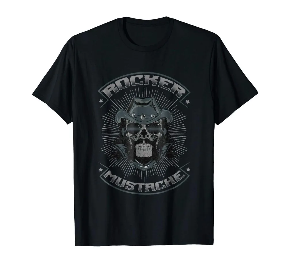 

Rockabilly Skull Vintage Bikers Greaser Rockers Brand T-Shirt Men 2019 Fashion Mans Unique Cotton Sleeves O-Neck Army T Shirt