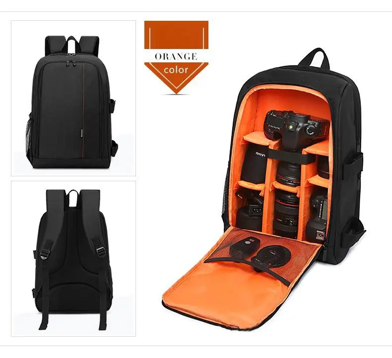 Рюкзак с защитой от дождя сумка для камеры чехол Nikon Panasonic Canon Sony Samsung Pentax Olympus и т.