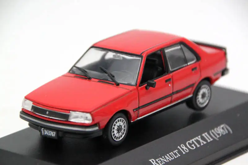 IXO 1:43 Renault 18 GTX II 1987 литые модели игрушек коллекция автомобилей Altaya| |