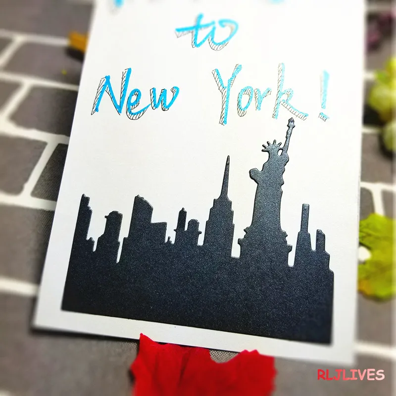 Статуя Свободы металлические режущие штампы трафареты для рукоделия/фотоальбом