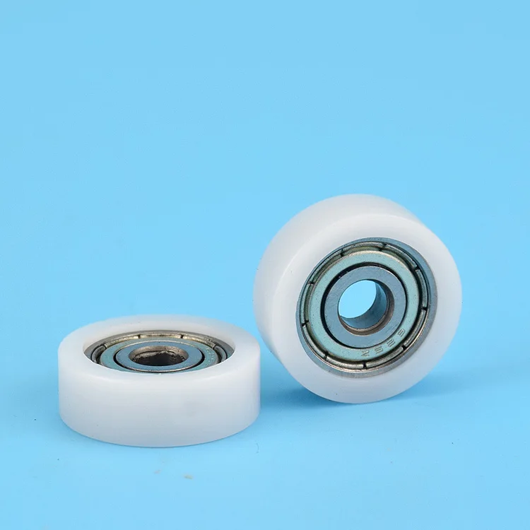 1pcs 5*20*7mm F type bearing pulley planar insert small wheel POM Door and window | Pulleys