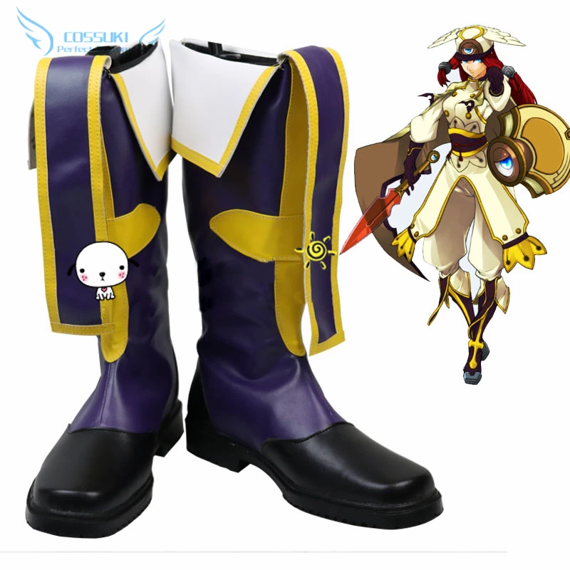 Обувь для костюмированной вечеринки BlazBlue Tsubaki Yayoi профессиональная обувь ручной