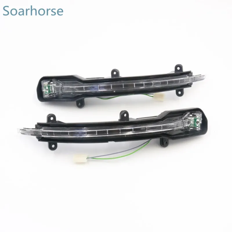 Soarhorse автомобильное крыло зеркало заднего вида светодиодный индикатор поворота сигнальный светильник боковой репитер лампа для Audi Q5 2009- Q7 2007