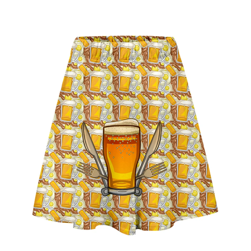 Женская юбка в стиле Харадзюку Beer повседневная хит продаж 2019|Женские юбки| |