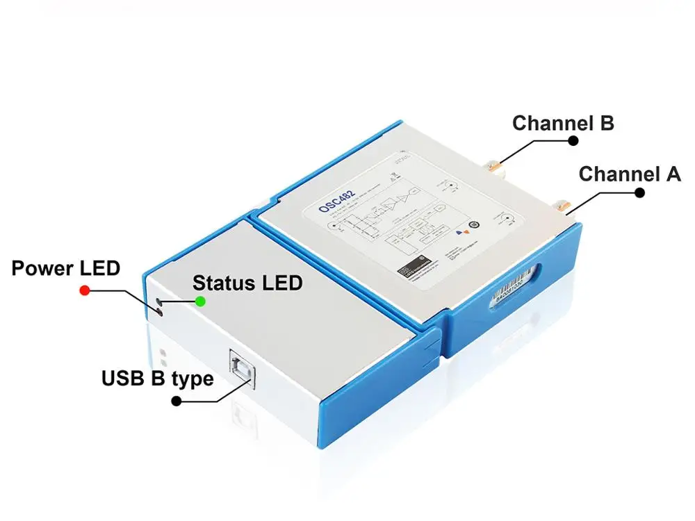 Генератор телефонных сигналов анализатор логики портативный USB осциллограф