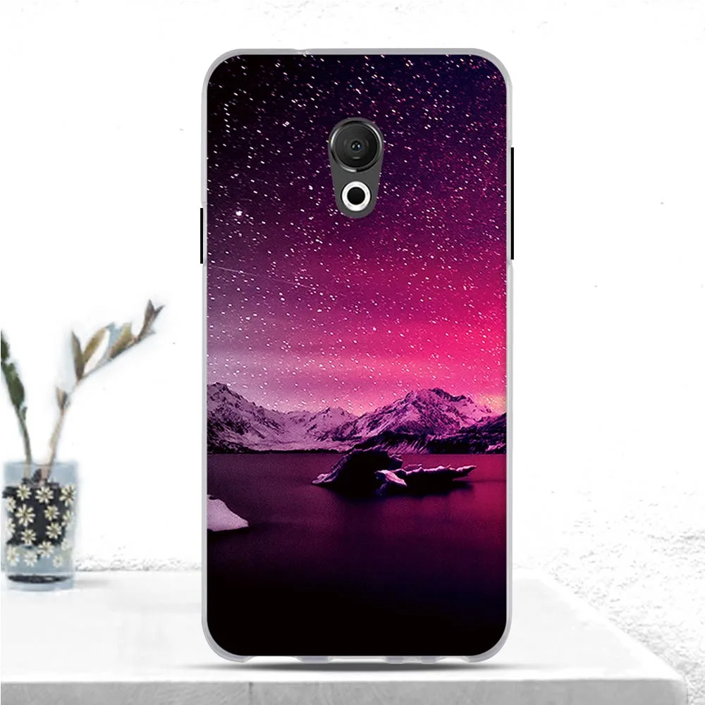 Силиконовый чехол накладка из мягкого ТПУ для Meizu 15 Lite/M15 Роскошный Fundas Coque