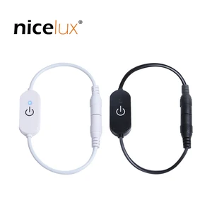 Монолитный блок светодиодов, 12 В, 24 В, 3 А, диммер, сенсорный выключатель, функция памяти яркости с разъемом постоянного тока Мама для управления светодиодной лентой