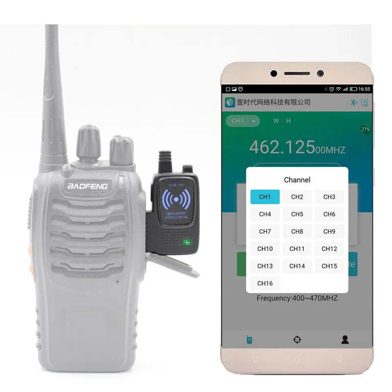 Беспроводной разъем адаптера программирования Bluetooth для Baofeng UV-5R BF-777S/888 S Радио Walkie Talkie для смартфонов Apple Android