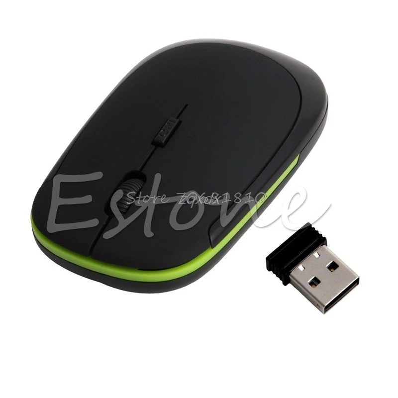 Мини USB беспроводная мышь 2 4G ультратонкая оптическая нано приемник для ноутбука