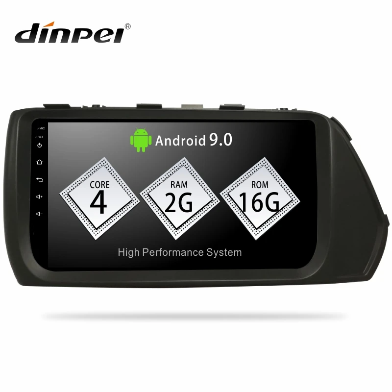 Android 9 0 автомобильный Радио Мультимедиа Видео плеер навигация gps для solaris hyundai 1 2