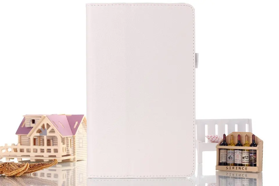 Ультратонкий 2 складной Чехол книжка из искусственной кожи личи для Samsung Galaxy Tab 4 7 0