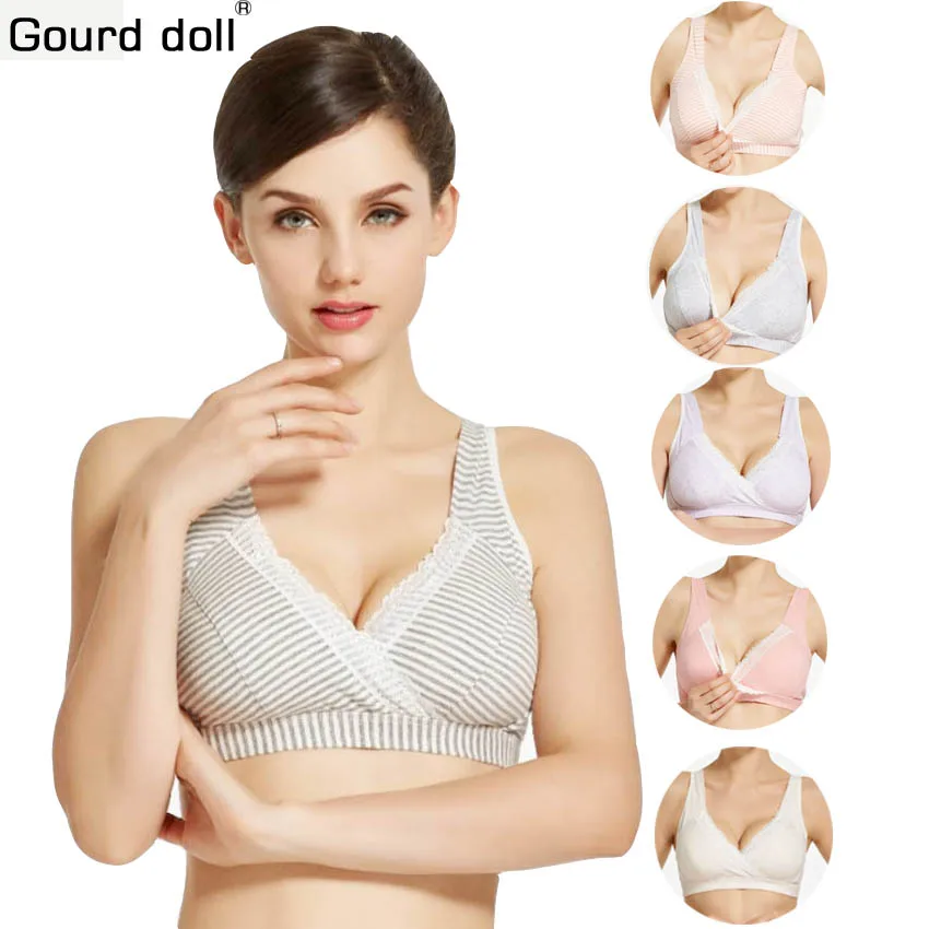 Бюстгальтер Gourd doll для беременных и кормящих женщин хлопковый бюстгальтер