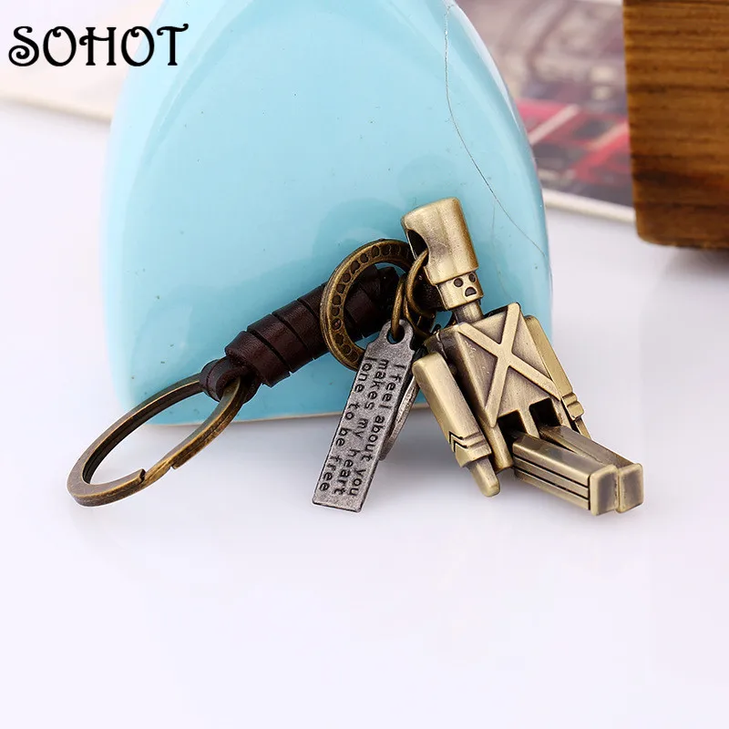 Брелок для ключей SOHOT в британском стиле мужчин и женщин аксессуары из