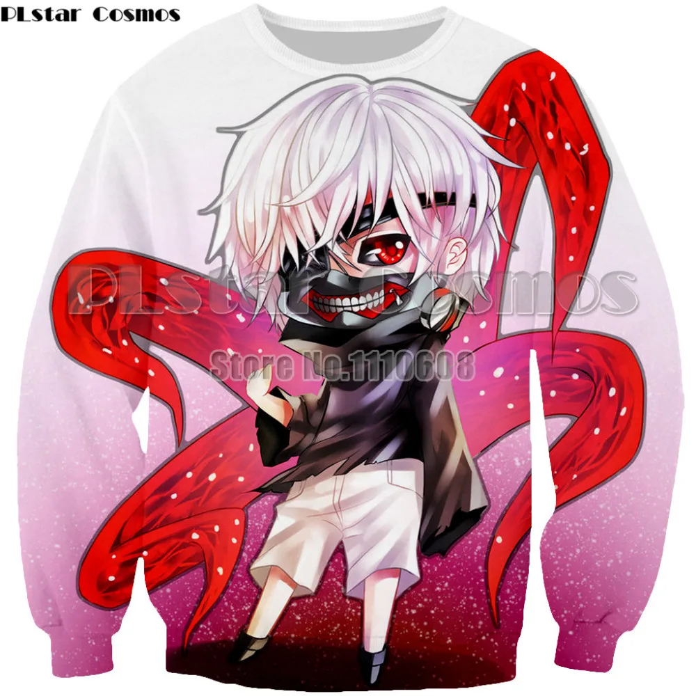 Толстовка PLstar Cosmos с капюшоном в стиле Харадзюку Токийский Гуль худи тонкий