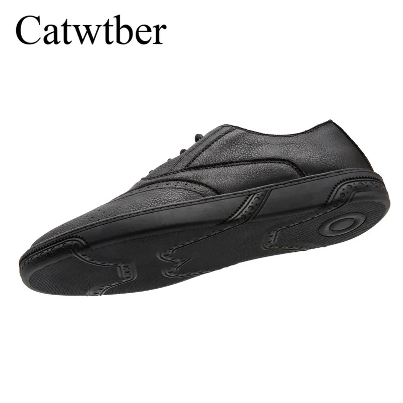 Catwtber бренд 2018 Демисезонный Для мужчин кроссовки без застежки повседневная обувь