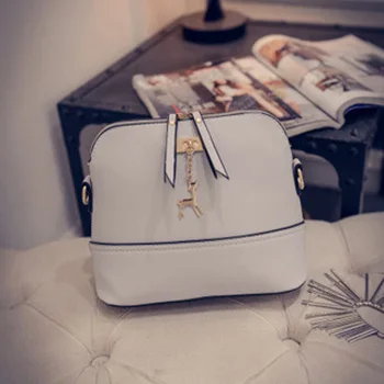 4 TINED Brand Новые Женские Сумки На Ремне Простая Мода Shell Shape Женщины Небольшой Сумка Crossbody Сумка Дамы Молния Сумки - Цвет: 4