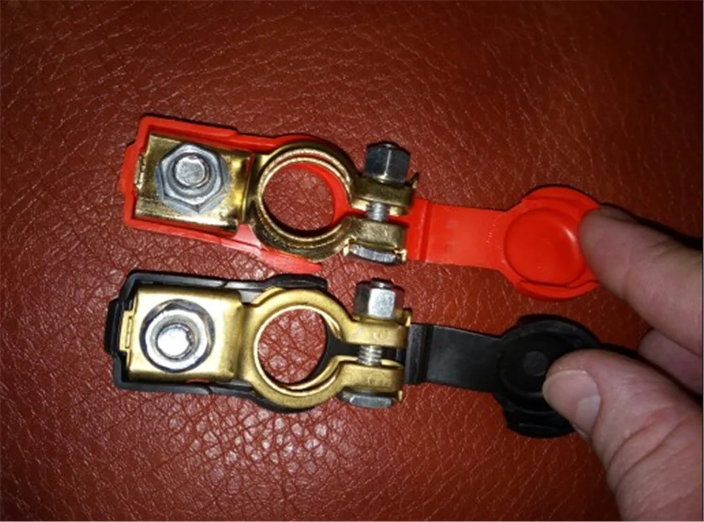Автозапчасти разъем головки аккумулятора медный зажим положительный и