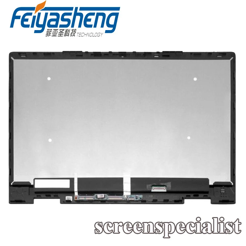 FHD lcd светодиодный сенсорный экран дигитайзер в сборе с рамкой для hp ENVY X360 15