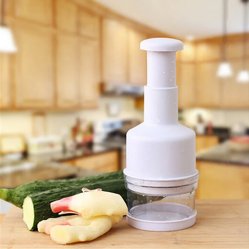

Kitchen Multifunction Stainless Steel Hand-Pressing Chopper Cut Pats Tools Ginger Garlic Chopping Machine Onion Garlic Rammer