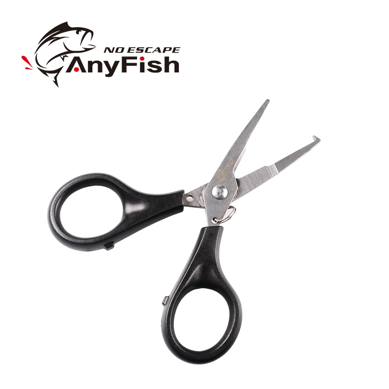 ANYFISH рыбацкие ножницы и кейс для хранения оплетка линия приманка резак 11 3 см Мини