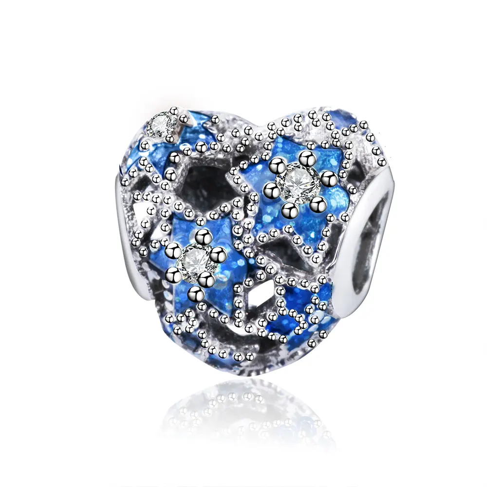 Подходит к оригинальному браслету Pandora Be My Valentine бусины из стерлингового серебра 925 DIY Изготовление ювелирных изделий подарок на день Святого Валентина Berloque - Цвет: PTO621