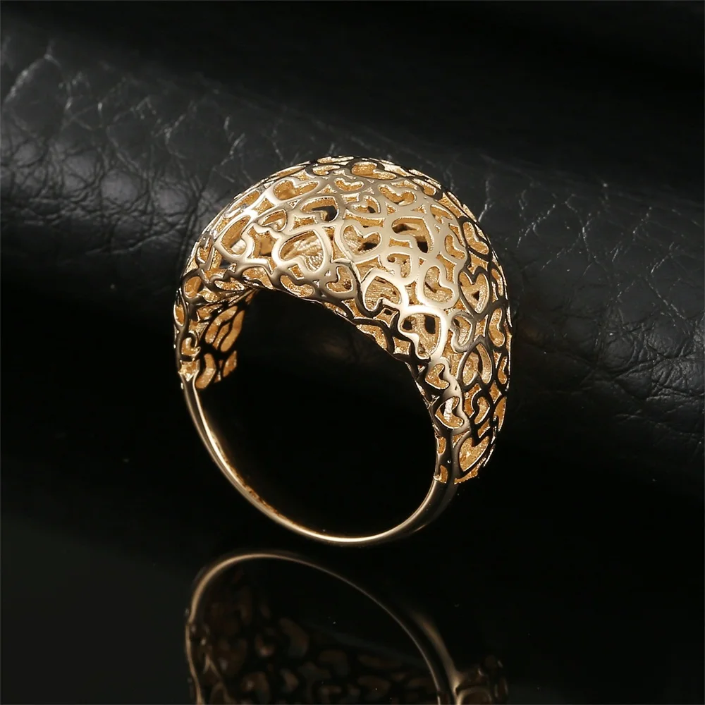 Cremo Rings For Women 3-Dimensional Hollow Heart-Shaped Fashion Jewelry Bijoux Femme Personalized Design New Wedding Gift Anillo | Украшения