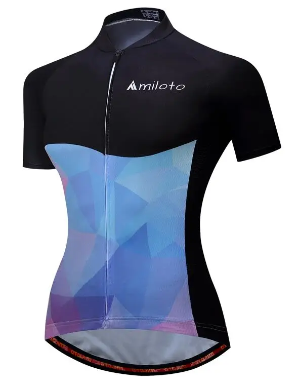 Хаки MILOTO Для женщин Vélo летняя одежда для велосипедных гонок Ropa Ciclismo короткий рукав mtb футболка для езды на велосипеде Майо Ciclismo - Цвет: Хаки