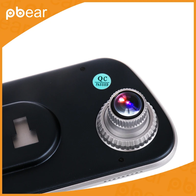 Pbear Автомобильный видеорегистратор с двумя объективами Камера gps-навигации 5.0