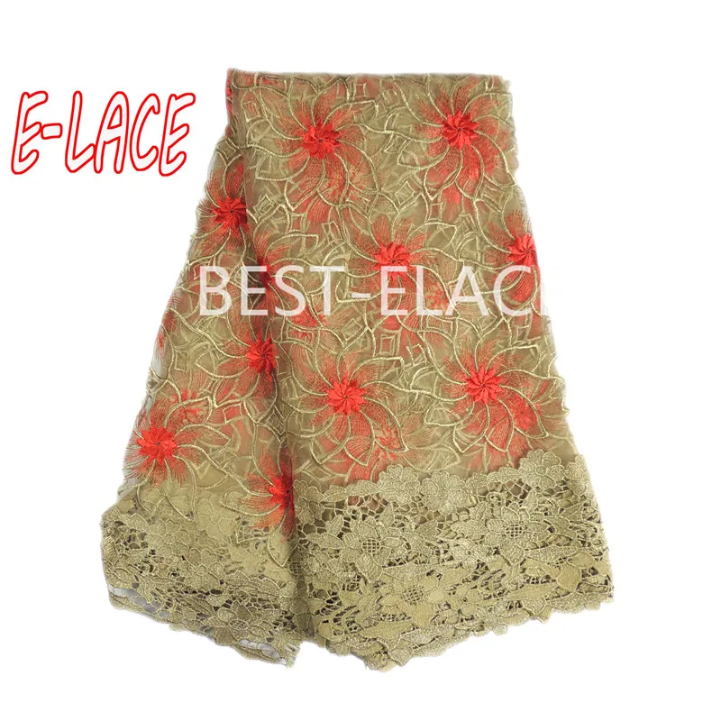 Высокое качество Африканский Кружево Ткань net 2017 французский Тюль в нигерийском